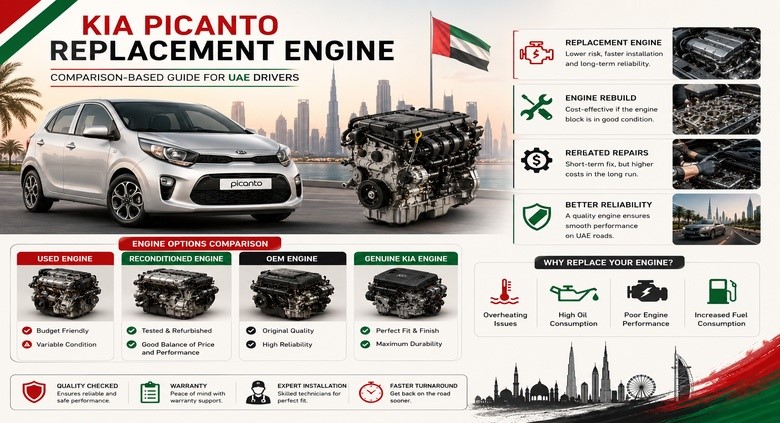 Replacement Kia Picanto Engines