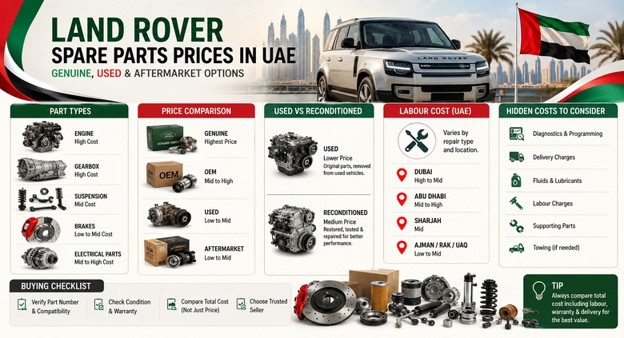 Land Rover Spare Parts in UAE