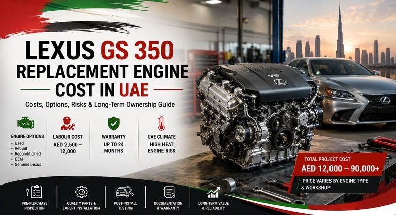 Replacement Lexus GS 350 Engines