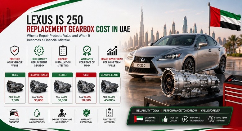 Replacement Lexus IS 250 Gearboxes