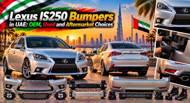 Lexus IS250 bumpers available in the UAE for replacement