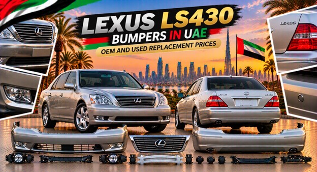 Lexus LS430 bumpers available in the UAE for replacement