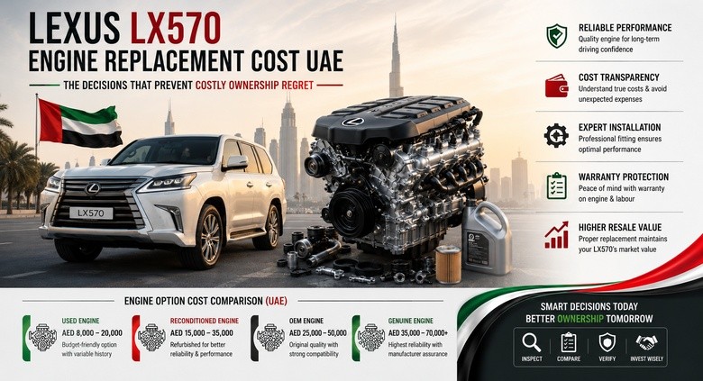 Replacement Lexus LX570 Engines