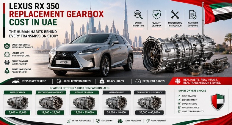 Replacement Lexus RX 350 Gearboxes