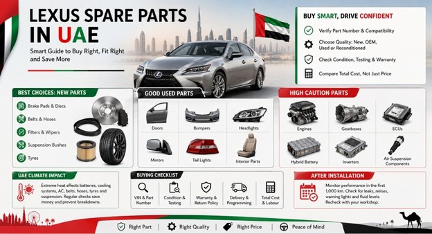 Lexus Spare Parts in UAE