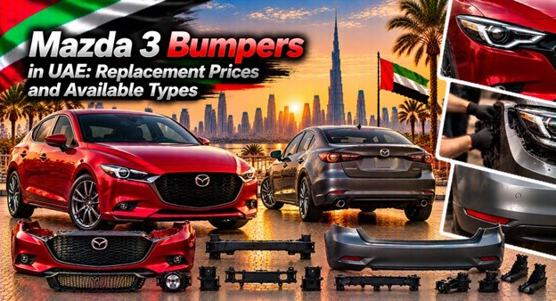 Mazda 3 bumpers available in the UAE for replacement