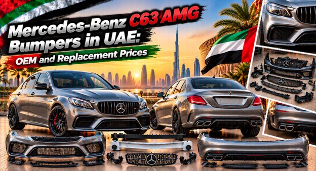 Mercedes-Benz C63 AMG bumpers available in the UAE for replacement