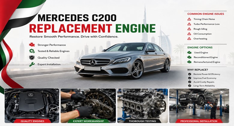 Replacement Mercedes C200 Engines