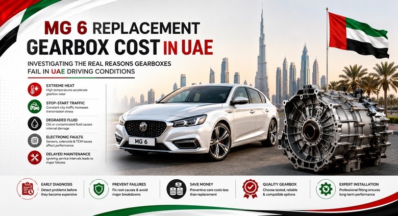 Replacement MG 6 Gearboxes