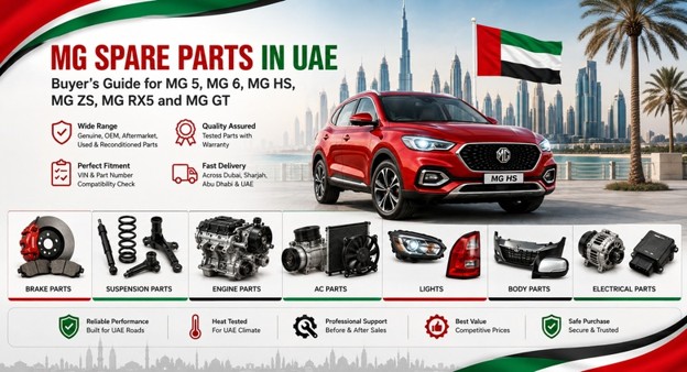 MG Spare Parts in UAE