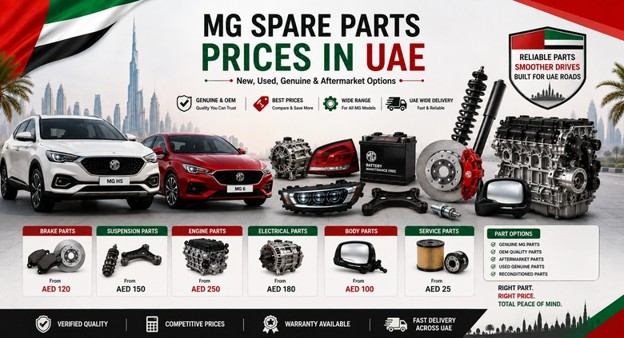 MG Spare Parts in UAE