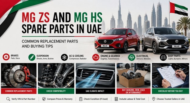 MG Spare Parts in UAE