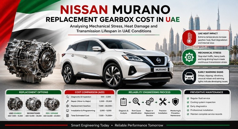 Replacement Nissan Murano Gearboxes