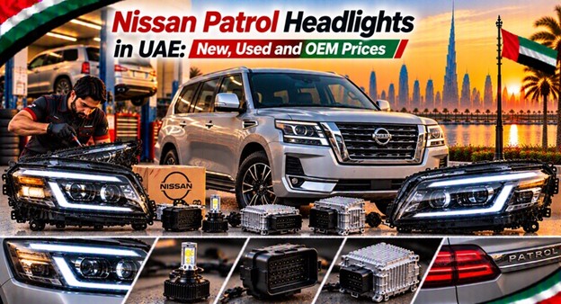 Nissan Patrol headlights for replacement in the UAE