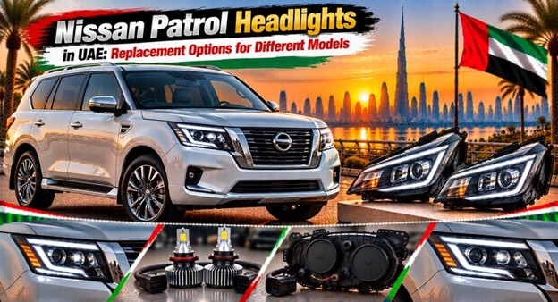 Nissan Patrol headlights for replacement in the UAE