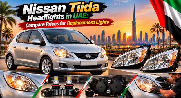 Nissan Tiida headlights for replacement in the UAE