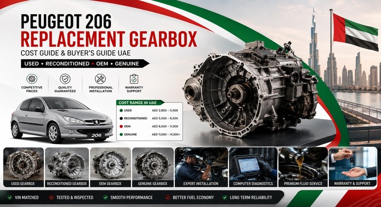Replacement Peugeot 206 Gearboxes