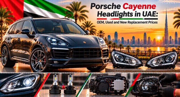 Porsche Cayenne headlights for replacement in the UAE