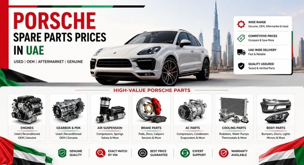Porsche Spare Parts in UAE