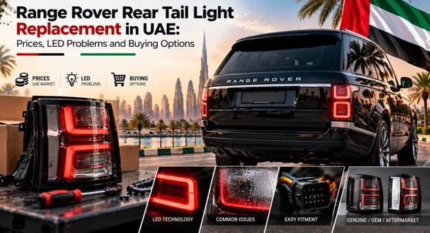 Range Rover Rear Tail Light Replacement in UAE