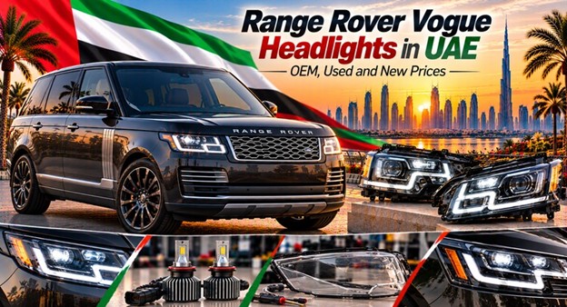 Range Rover Vogue headlights for replacement in the UAE