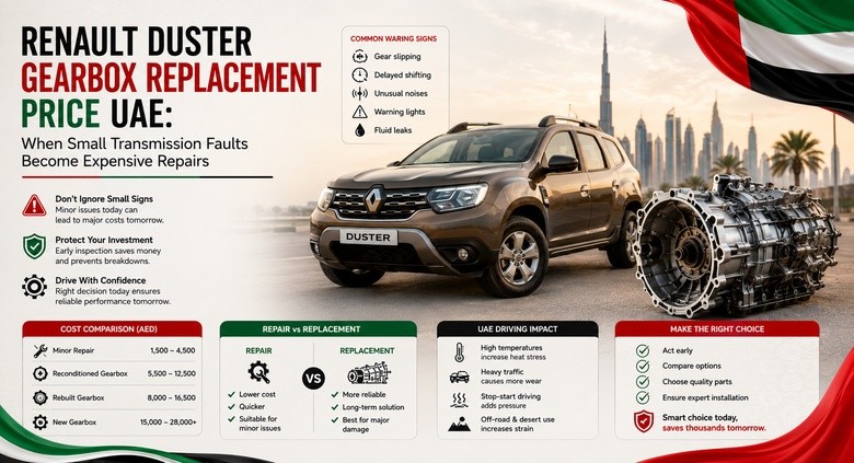 Replacement Renault Duster Gearboxes