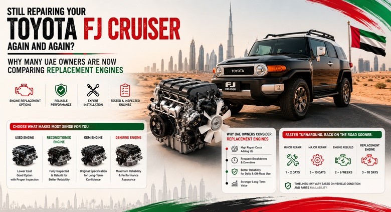 Replacement Toyota FJ Cruiser Engines