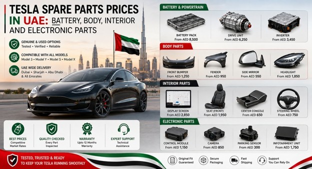 Tesla Spare Parts in UAE