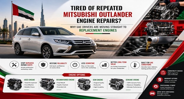 Replacement Mitsubishi Outlander Engines