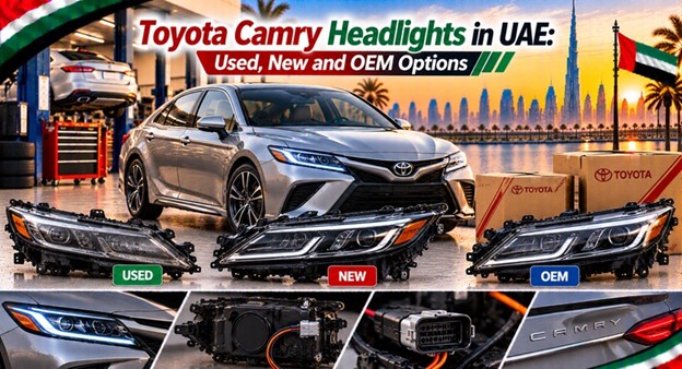Toyota Camry headlights for replacement in the UAE
