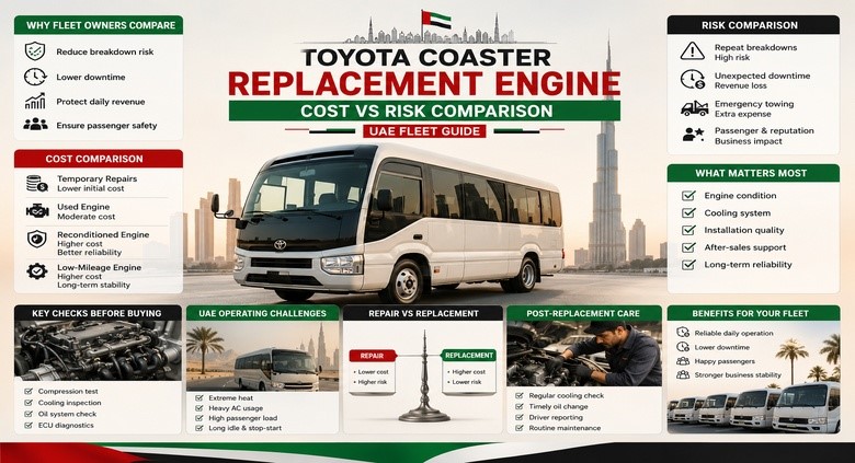 Replacement Toyota Coaster Engines