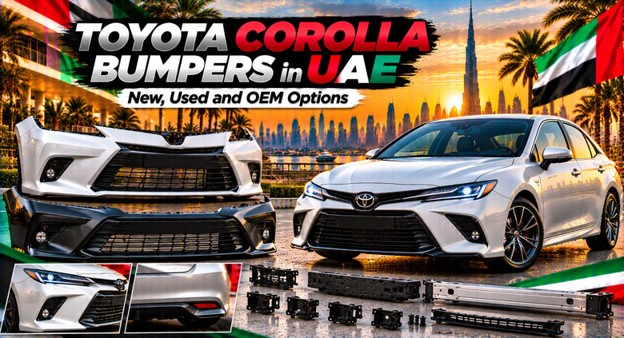 Toyota Corolla bumpers available in the UAE for replacement