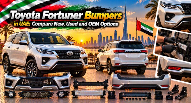 Toyota Fortuner bumpers available in the UAE for replacement