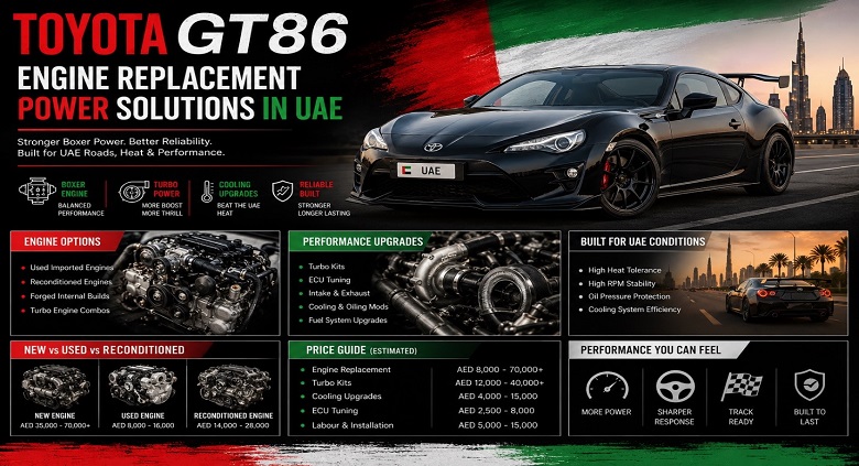 Replacement Toyota GT86 Engines