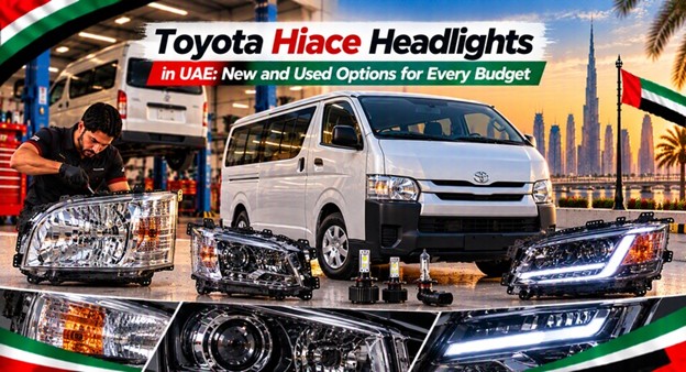 Toyota Hiace headlights for replacement in the UAE