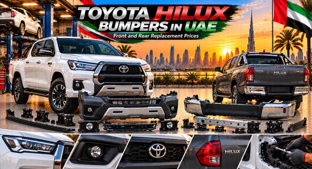Toyota Hilux bumpers available in the UAE for replacement