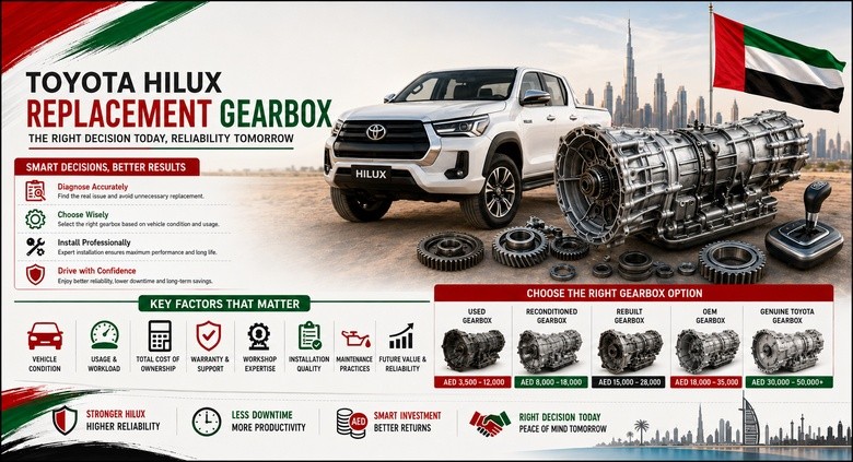 Replacement Toyota Hilux Gearboxes