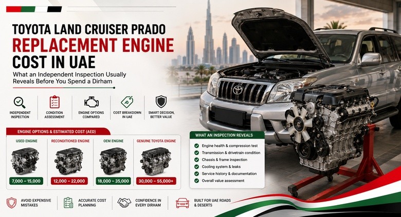 Replacement Toyota Land Cruiser Prado Engines