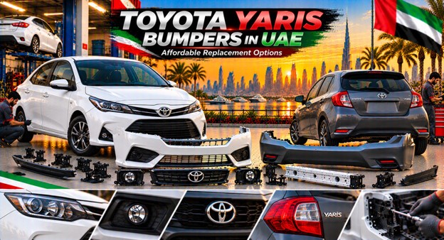 Toyota Yaris bumpers available in the UAE for replacement