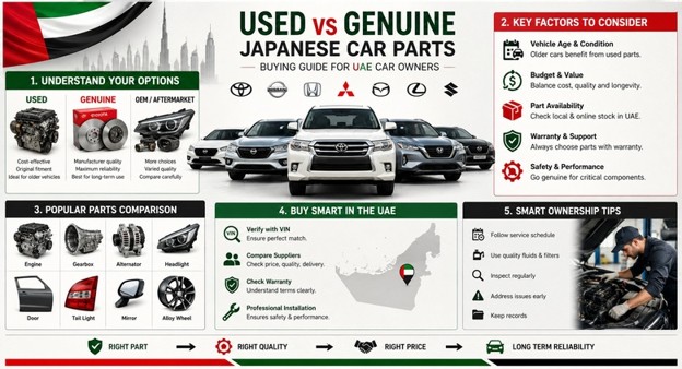 Japanese Car Parts for Sale in UAE