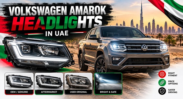 Volkswagen Amarok headlights for replacement in the UAE