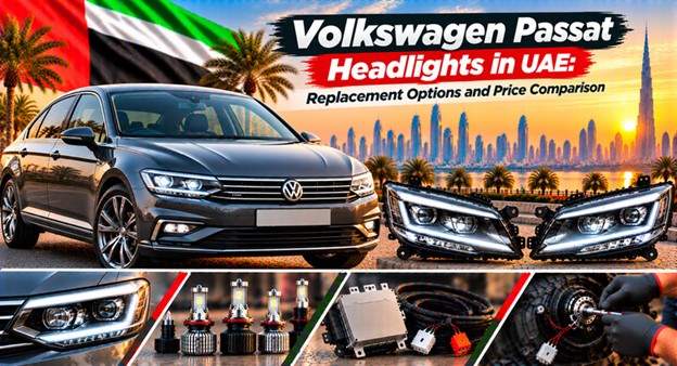 Volkswagen Passat headlights for replacement in the UAE
