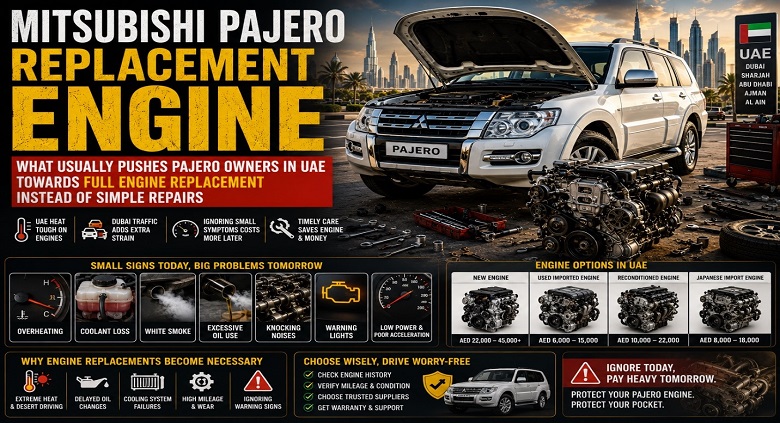 Replacement Mitsubishi Pajero Engines