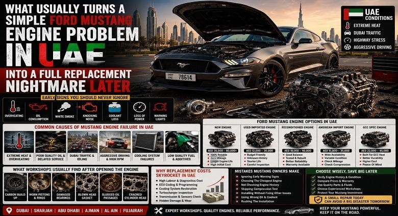 Replacement Ford Mustang Engines