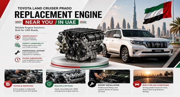 Replacement Toyota Land Cruiser Prado Engines