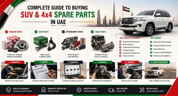 SUV/4x4 Spare Parts for Sale in UAE