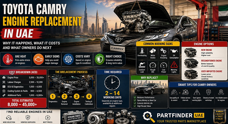 Replacement Toyota Camry Engines