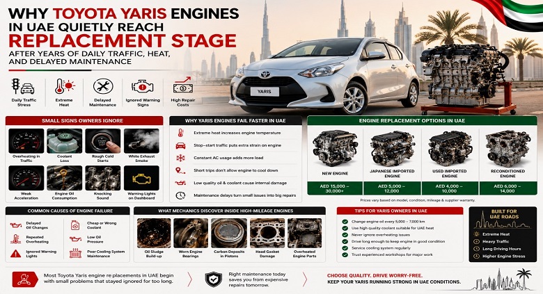 Replacement Toyota Yaris Engines