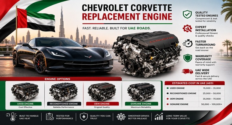 Replacement Chevrolet Corvette Engines